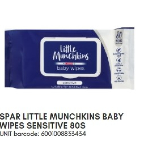 SPAR LIT MUNCH B/WIPE SENS 80' (RF)